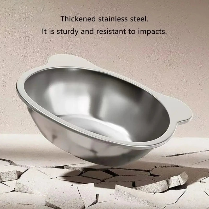 15° Elevated Stainless Steel Cat Bowl