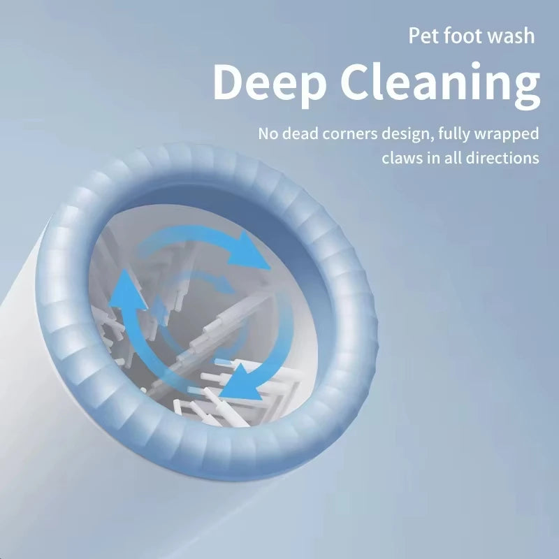Electric Automatic Pet Foot Washing Machine Portable Quick Clean Low Noise Waterproof Dog Paw Cleaner Foot Cup