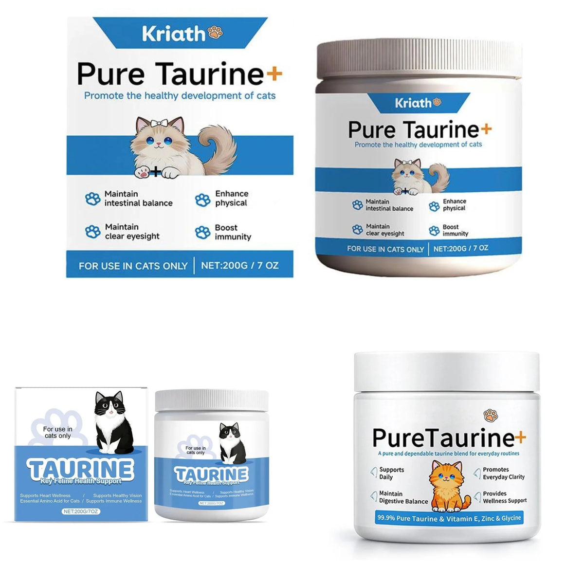 Cat Taurine Supplement Powder – 200 g