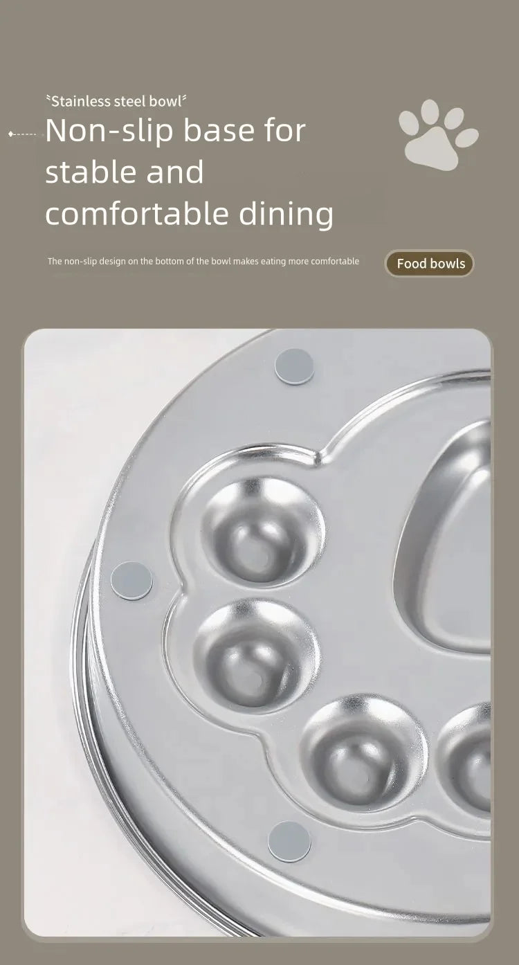Stainless Steel Slow Feeder Bowl