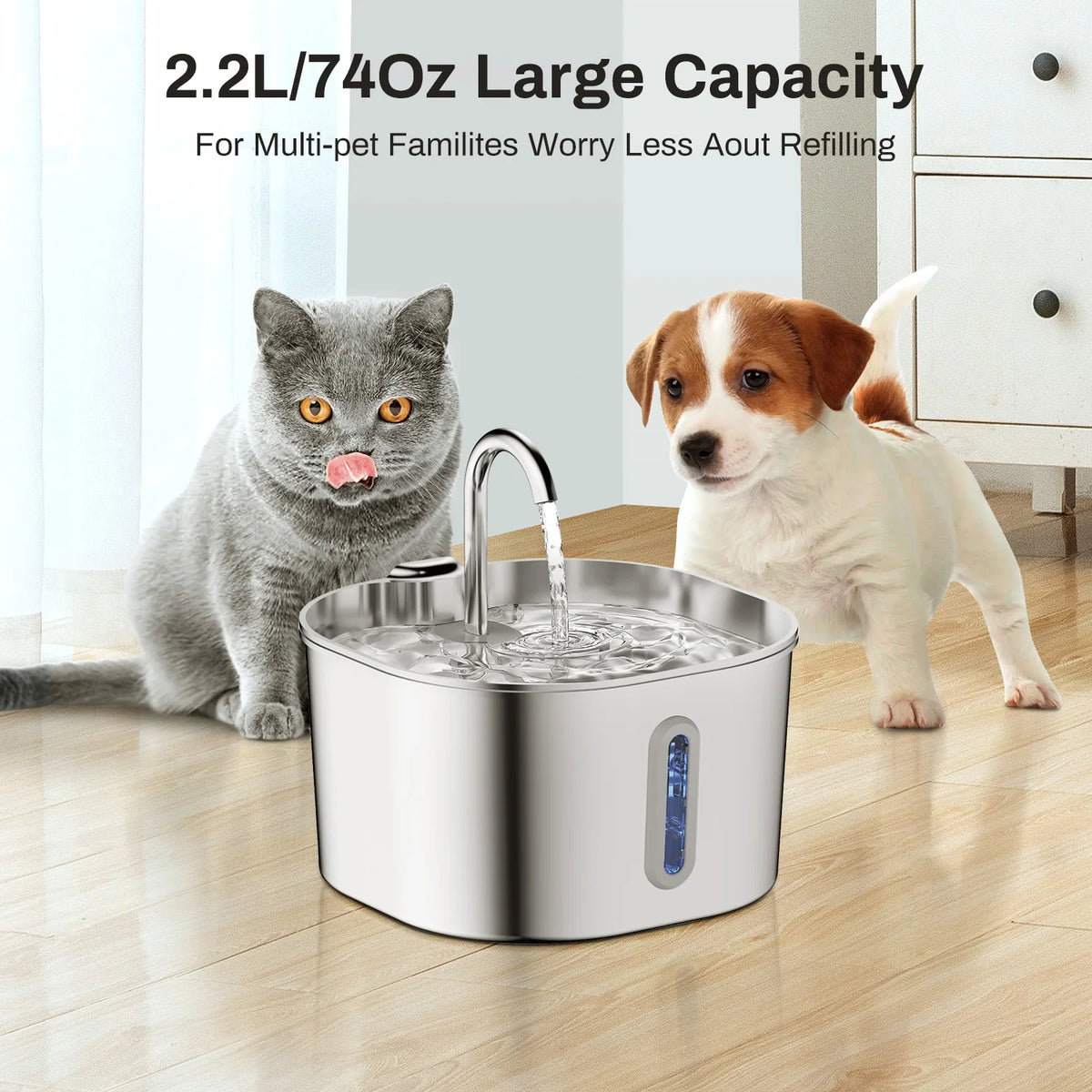 2.2L Pet Water Fountain