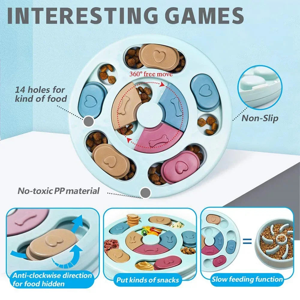 Interactive Puzzle Slow Feeder
