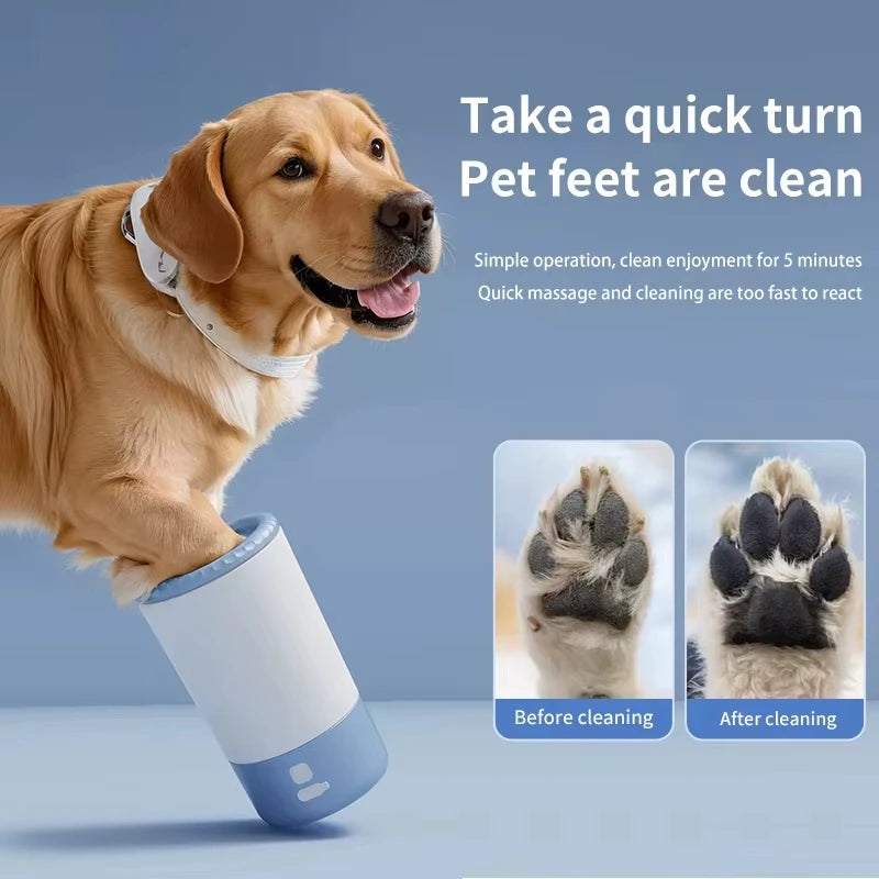 Electric Automatic Pet Foot Washing Machine Portable Quick Clean Low Noise Waterproof Dog Paw Cleaner Foot Cup