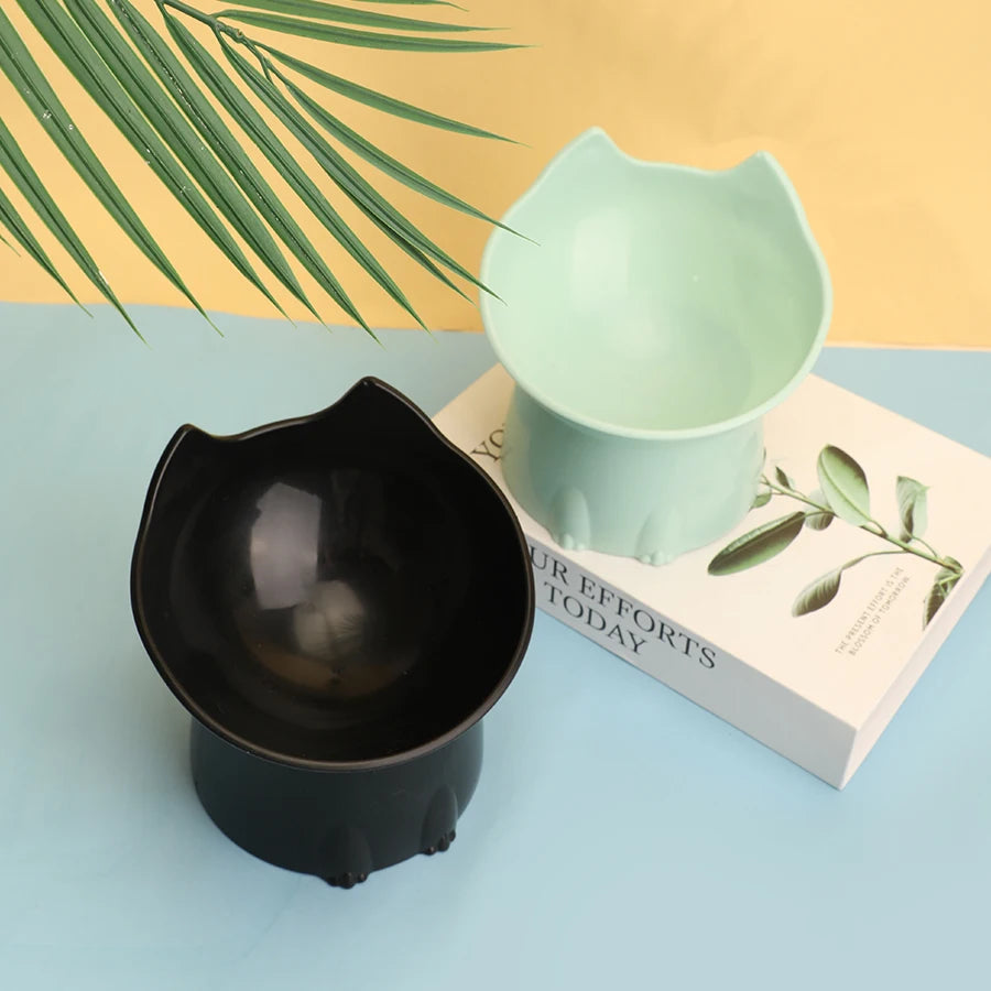 Elevated Tilted Cat Bowl
