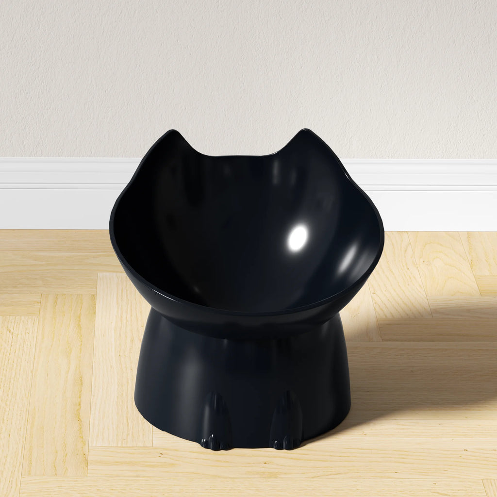 Elevated Tilted Cat Bowl